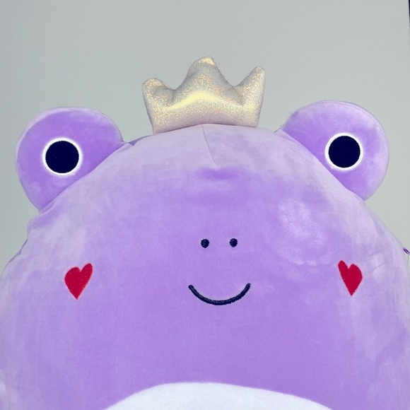 *NWT* Squishmallows 16 inch Francine Purple Frog - Picture 9 of 15